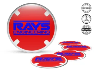 Rays Pegatina de Tapacubos Diseño Etiquetas de Cúpula